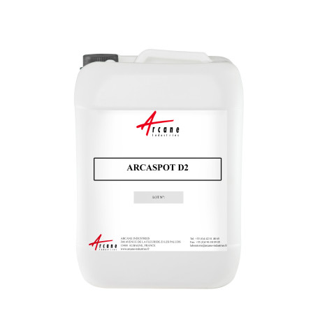 Détachant gras alimentaire sang albumines urine herbes - ARCASPOT D2 Bidon 20L