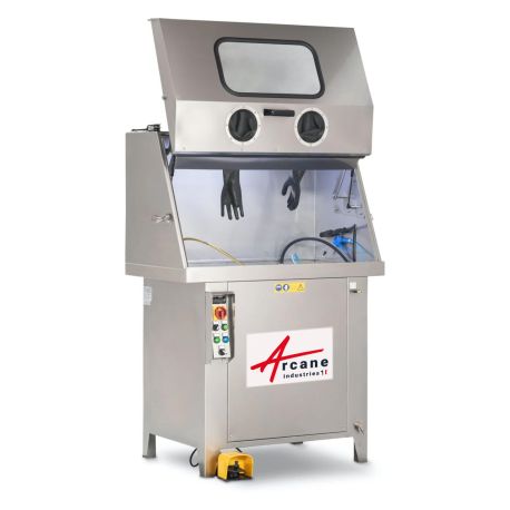 Grande cabine de dégraissage ouverture frontale haute et basse pression1040x640x550 mm Ouverte