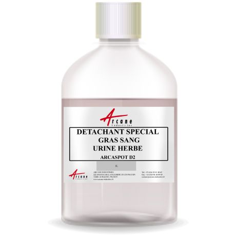 Détachant gras alimentaire sang albumines urine herbes - ARCASPOT D2 1L