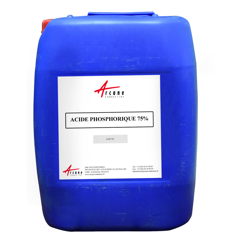 E338 Acide phosphorique à 75 % 1 L 1,6 kg : : Bricolage
