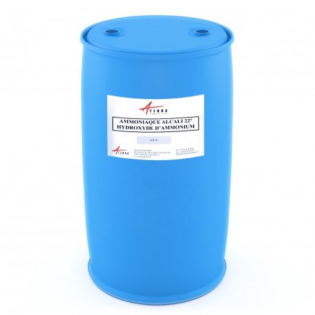 Ammoniaque (ou ammoniac) Alcali 22° - Hydroxyde d'ammonium Fut 200L